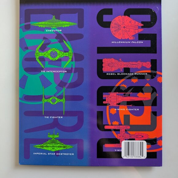 1990's Vintage Star Wars Unpunched Mead Portfolio Folder 1996 - 33384 - Picture 2 of 3